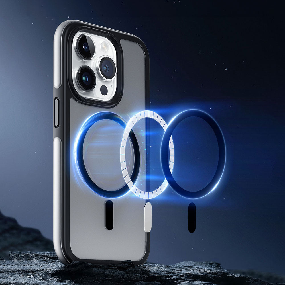 iPhone 15 Pro Max Kılıf Wiwu ZKK-012 M-safe Şarj Özellikli Air Cushion Kapak