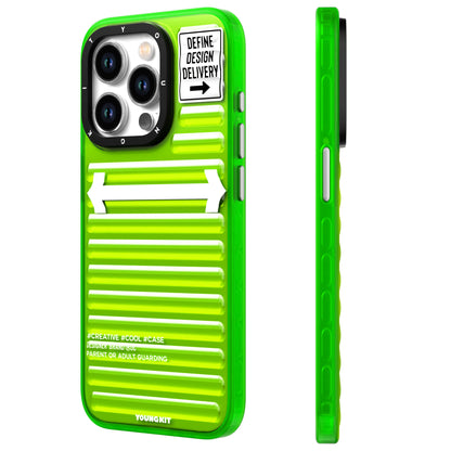 iPhone 15 Pro Max Kılıf YoungKit Luggage FireFly Serisi Kapak