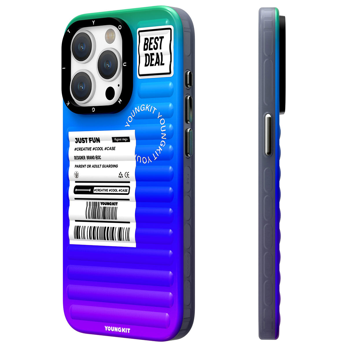 iPhone 15 Pro Max Kılıf YoungKit The Secret Color Serisi Kapak