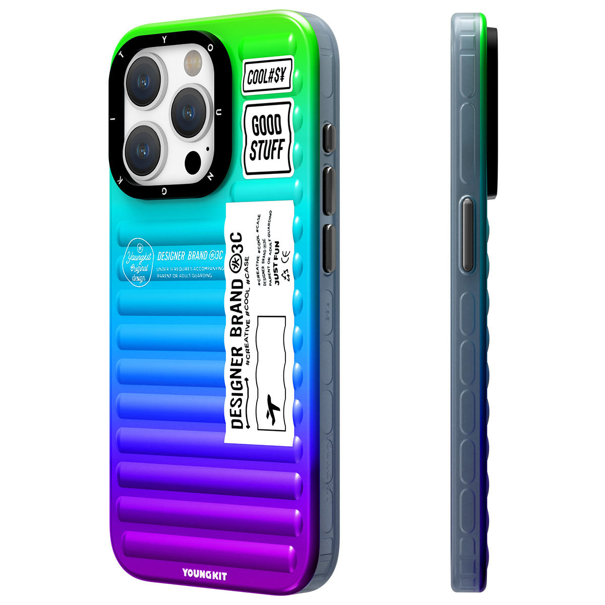 iPhone 15 Pro Max Kılıf YoungKit The Secret Color Serisi Kapak