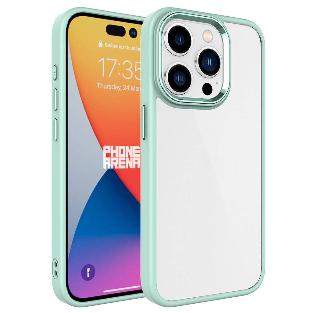 Apple iPhone 15 Pro Max Kılıf Zore Krom Kapak