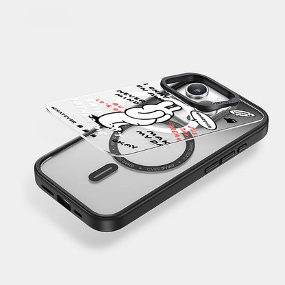 iPhone 15 Pro Max M-safe Şarj Özellikli Casebang Chill Out Serisi Mıknatıslı Arka Panel