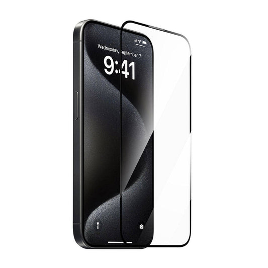 iPhone 15 Pro Max Wiwu GT-008 Polimer Oleofobik Kaplama Şeffaf Pürüzsüz Temperli Cam Ekran Koruyucu 10'lu Paket