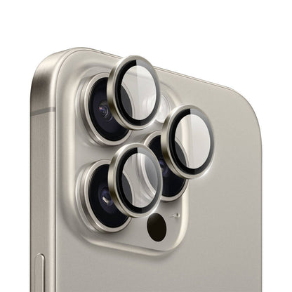 iPhone 15 Pro Max Wiwu LG-004 PVD Lens Guard Metal Kamera Lens Koruyucu