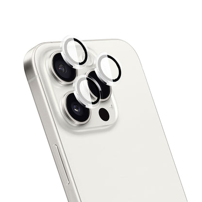 iPhone 15 Pro Max Wiwu LG-007 Lens Guard Oleofobik Anti Reflective Kamera Lens Koruyucu + Kolay Uygulama Aparatlı