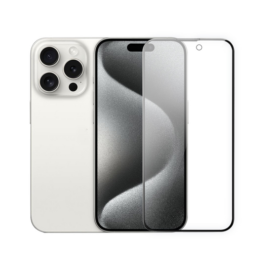 iPhone 15 Pro Max Wiwu Wi-IP002 2in1 Temperli Cam Ahize Toz Önleyici Ekran Koruyucu ve Kamera Lens Koruyucu Set