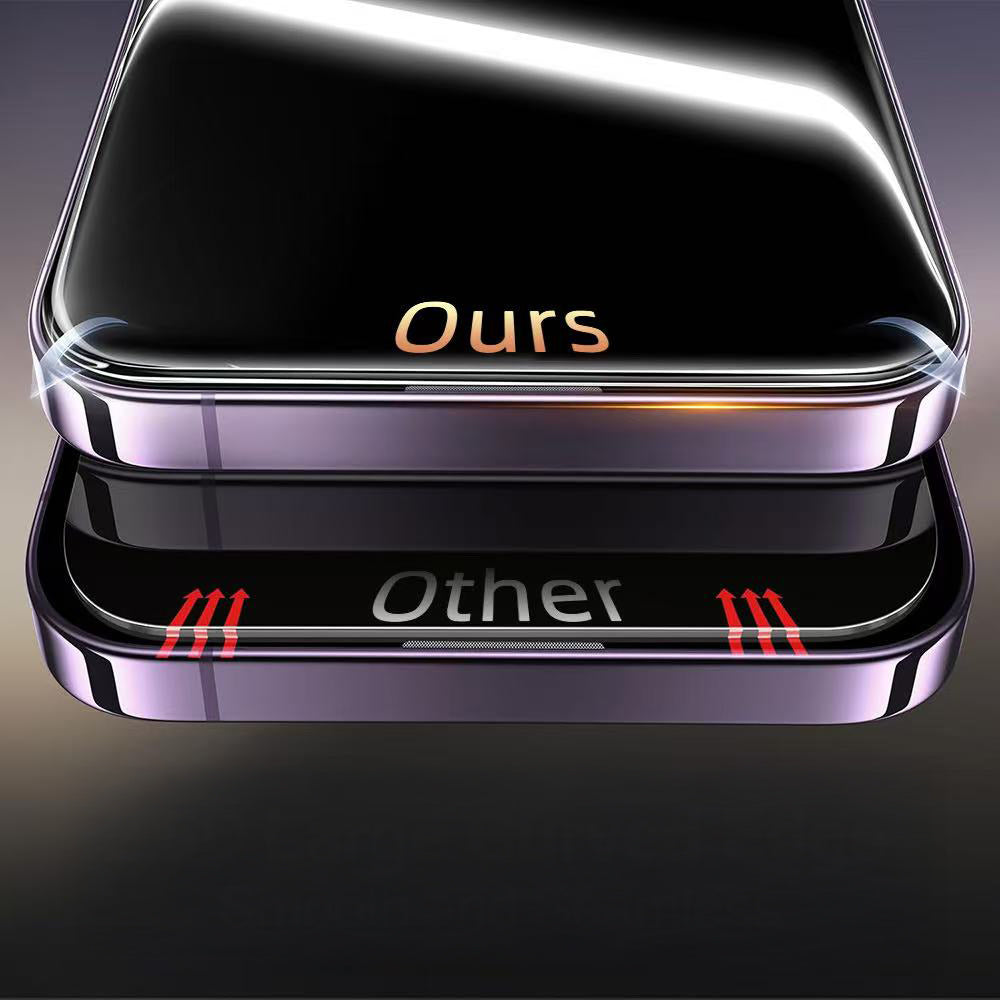 Apple iPhone 15 Pro Max Zore 2.5D Oliv HD Temperli Cam Ekran Koruyucu + Kolay Uygulama Aparatı