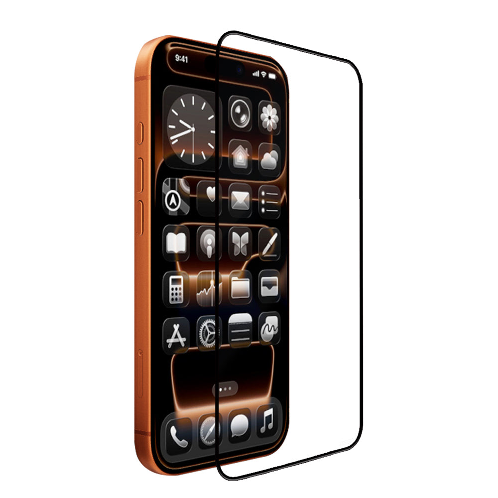 iPhone 15 Pro Mohseven Safir Coating HD 3D Glue Temperli Cam Ekran Koruyucu