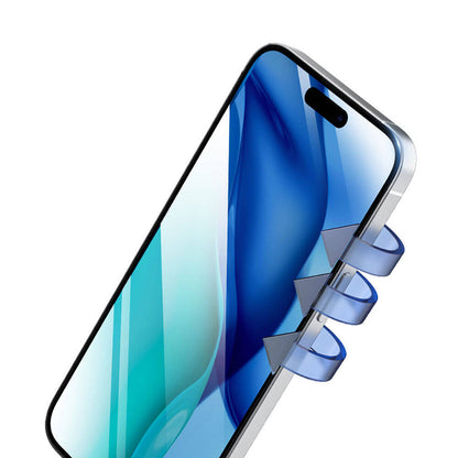 iPhone 15 Recci RSP-A20HD Full Transparan Temperli Cam Ekran Koruyucu