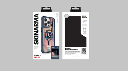 iPhone 15 Pro Max SkinArma M-safe Şarj Özellikli Sticker Yapıştırmalı Drift Kapak
