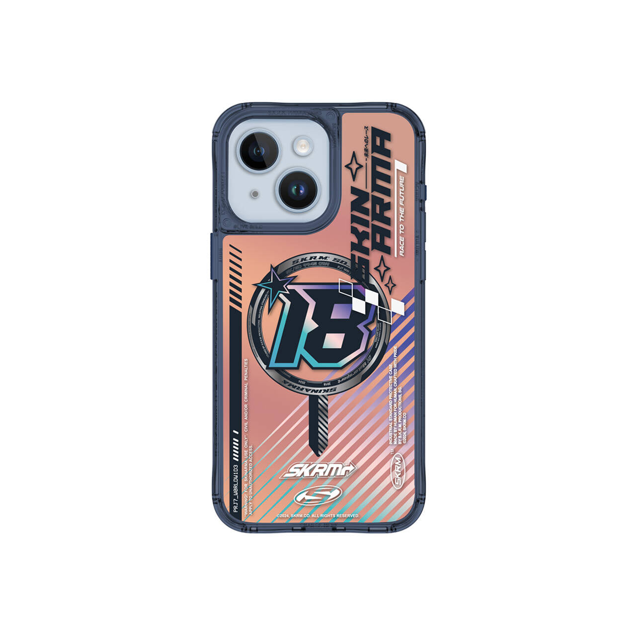 iPhone 15 SkinArma M-safe Şarj Özellikli Sticker Yapıştırmalı Drift Kapak