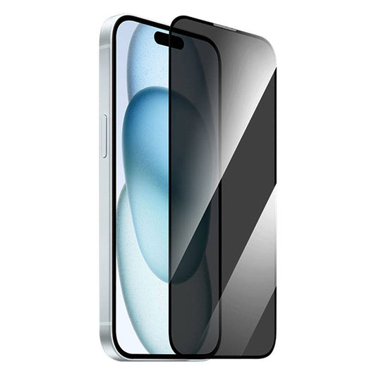 iPhone 15 Wiwu GT-011 Anti-Bakteriyel Özellikli Polimer Oleofobik Kaplama Temperli Privacy Cam Ekran Koruyucu