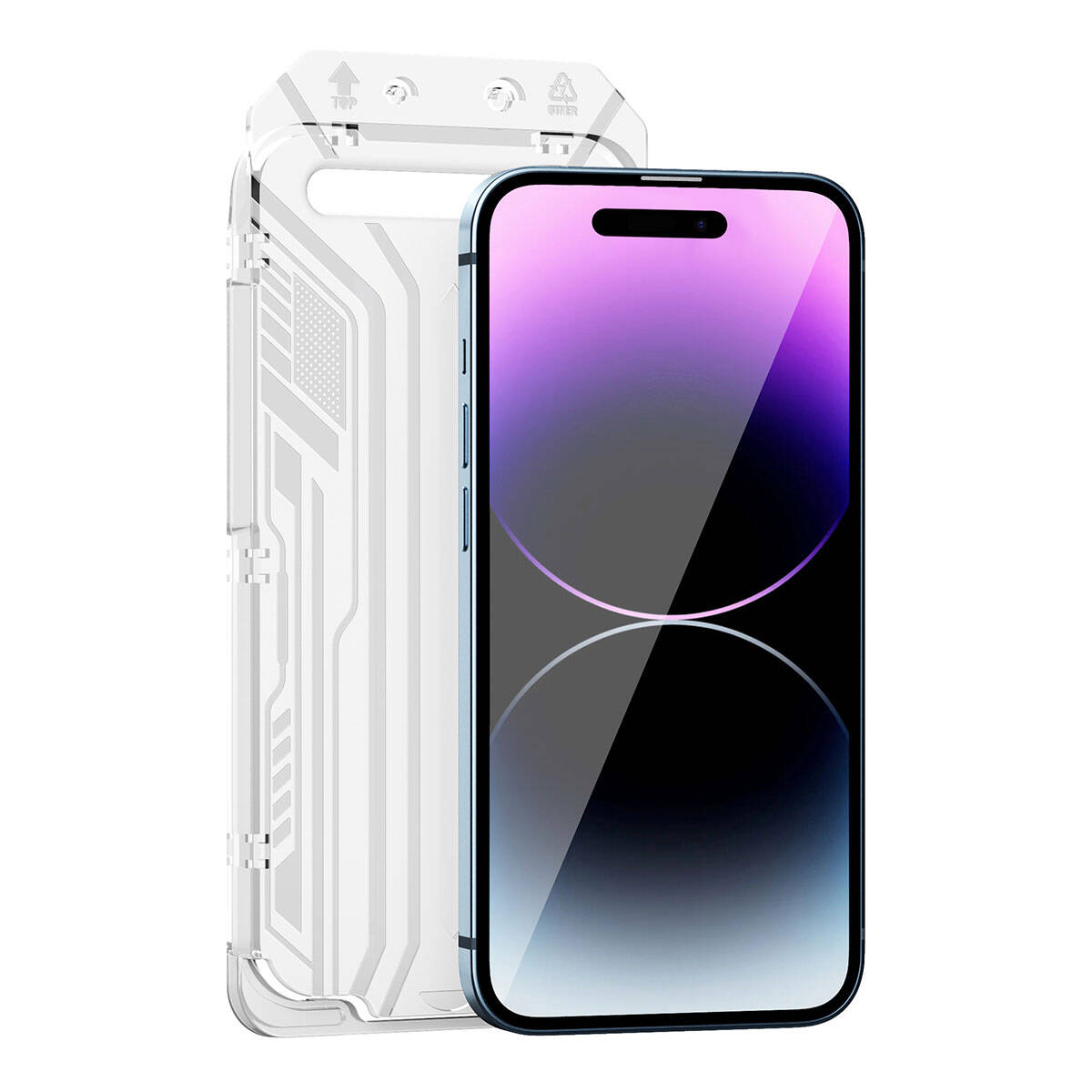 iPhone 15 Wiwu SQ-005 Easy İnstall iVista Super Hardness Ekran Koruyucu