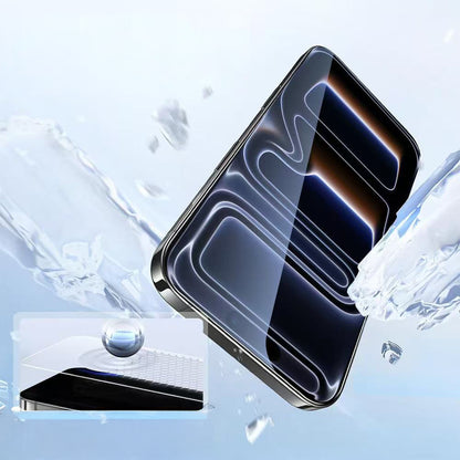 Apple iPhone 15 Zore 2.5D Oliv HD Temperli Cam Ekran Koruyucu + Kolay Uygulama Aparatı