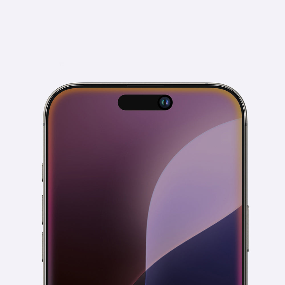 iPhone 16 Amazingthing Radix Privacy Parmak İzi Bırakmayan Temperli Cam Ekran Koruyucu