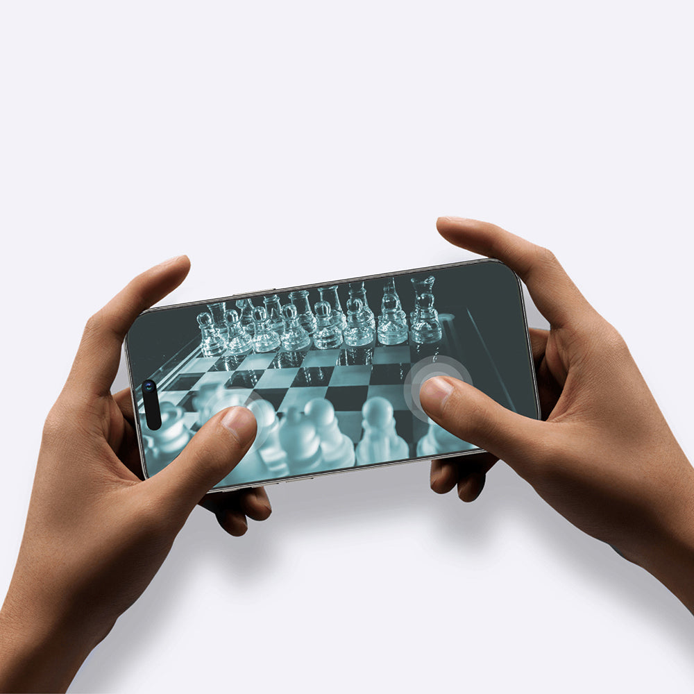iPhone 16 Amazingthing Titan Mat Parmak İzi Bırakmayan Temperli Cam Ekran Koruyucu