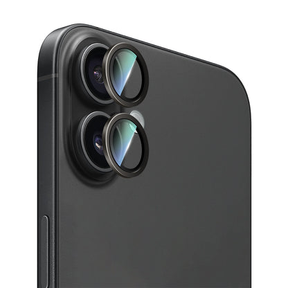 iPhone 16 CaseWorld Alloy Serisi Oleofobik Anti Reflective Kamera Lens Koruyucu
