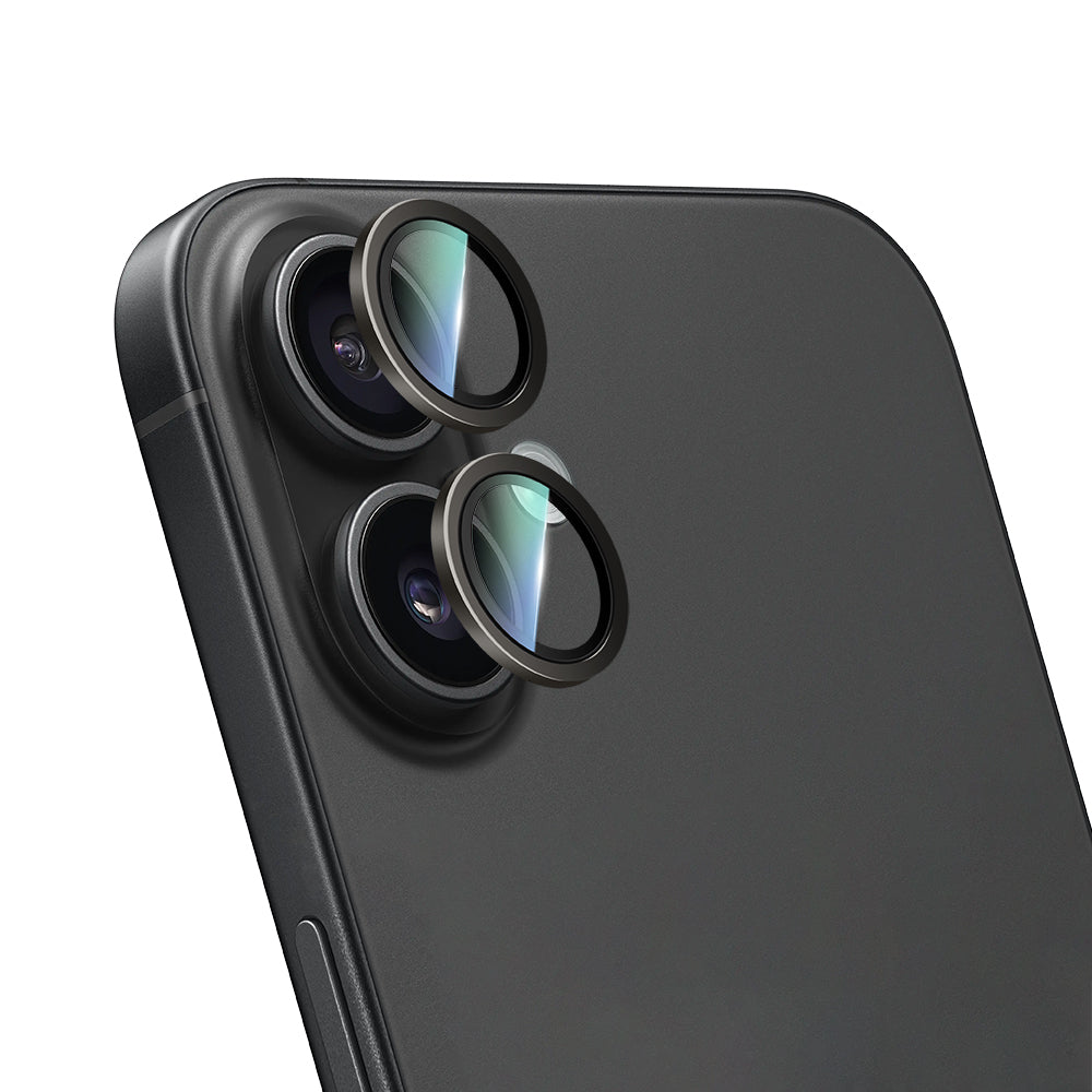 iPhone 16 CaseWorld Alloy Two-Color Serisi Lens Koruyucu