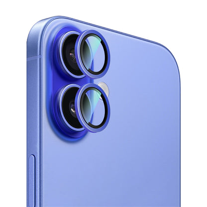 iPhone 16 CaseWorld Alloy Two-Color Serisi Lens Koruyucu