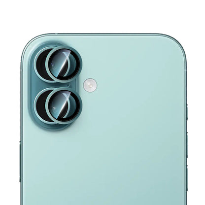 iPhone 16 CaseWorld Alloy Two-Color Serisi Lens Koruyucu