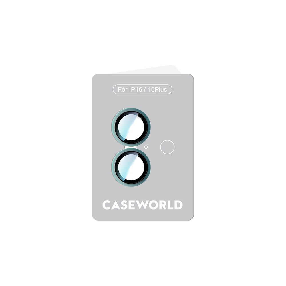 iPhone 16 CaseWorld Alloy Two-Color Serisi Lens Koruyucu
