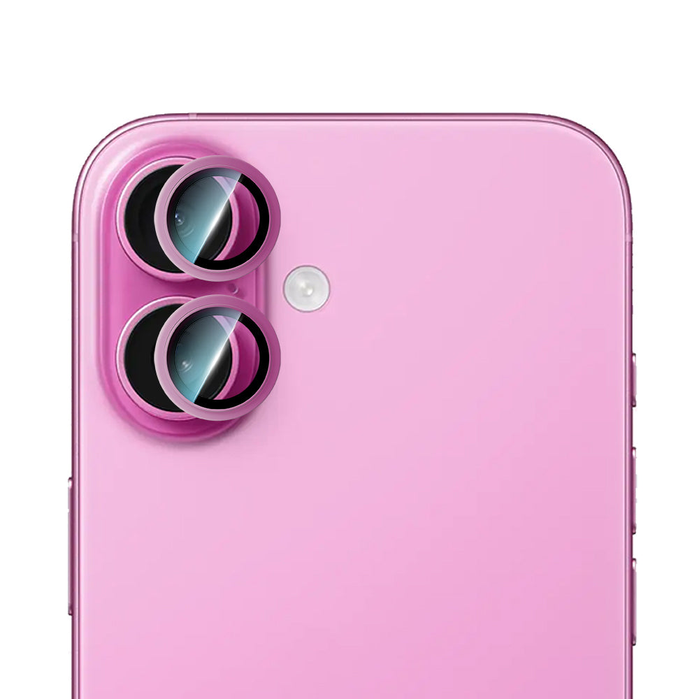 iPhone 16 CaseWorld Alloy Two-Color Serisi Lens Koruyucu