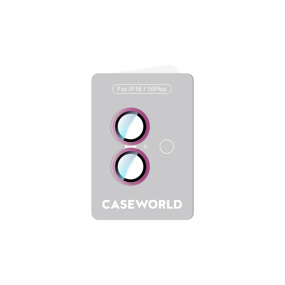iPhone 16 CaseWorld Alloy Two-Color Serisi Lens Koruyucu