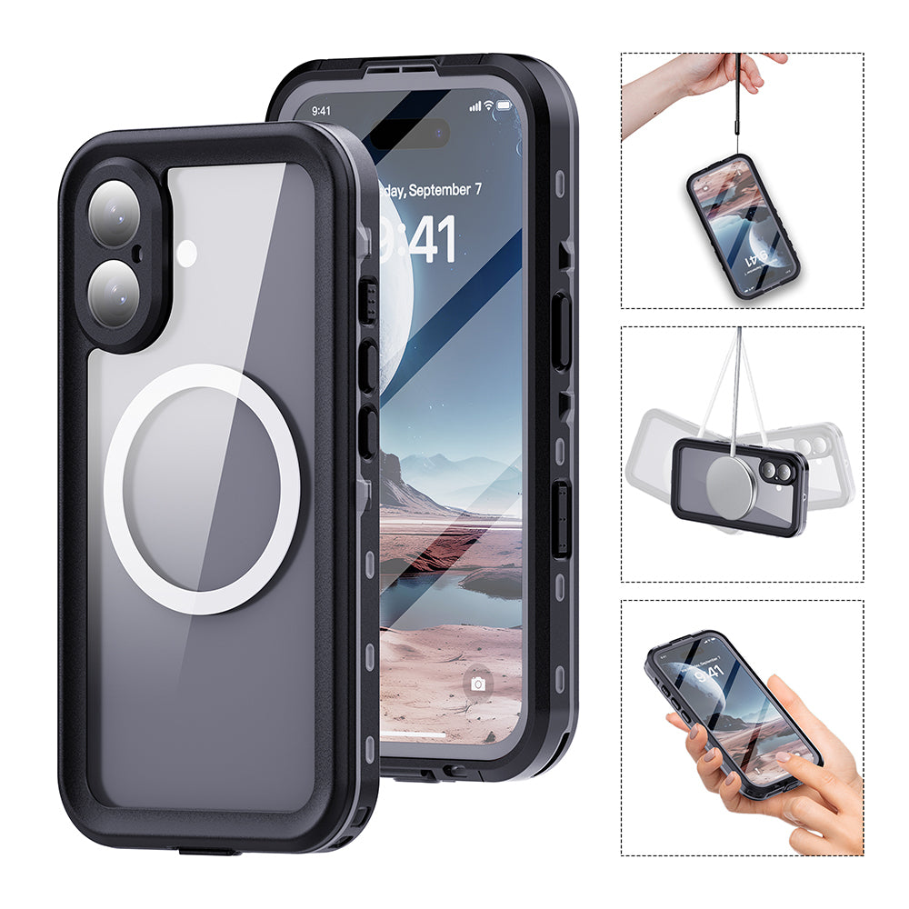 Apple iPhone 16 Kılıf 1-1 Su Geçirmez Kılıf