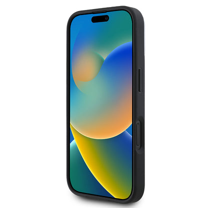 iPhone 16 Kılıf DKNY Orjinal Lisanslı M-safe Şarj Özellikli 3D Yazılı Checkered Pattern Kapak
