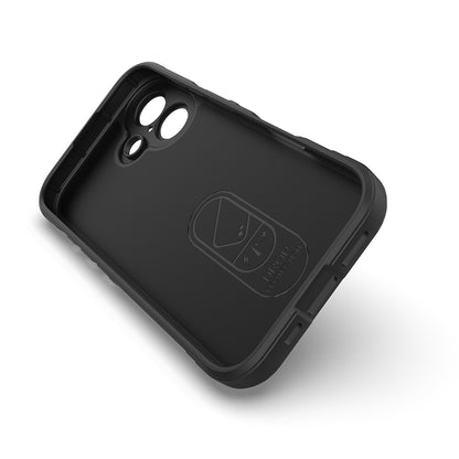 Apple iPhone 16 Kılıf Esnek TPU Oyuklu Arka Yüzey Tasarımlı Zore Etnik Silikon Kapak