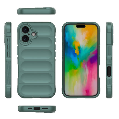 Apple iPhone 16 Kılıf Esnek TPU Oyuklu Arka Yüzey Tasarımlı Zore Etnik Silikon Kapak