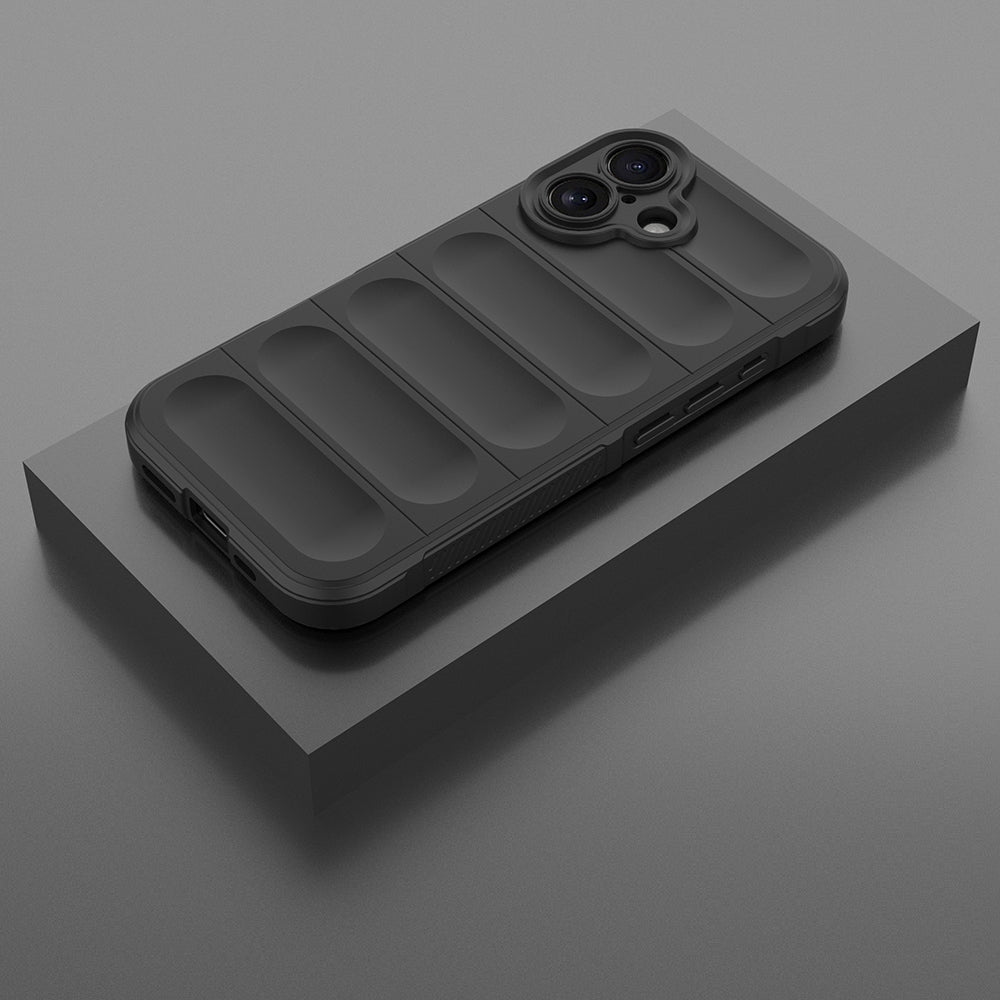 Apple iPhone 16 Kılıf Esnek TPU Oyuklu Arka Yüzey Tasarımlı Zore Etnik Silikon Kapak