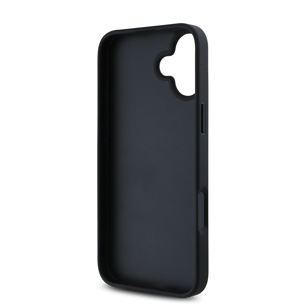 iPhone 16 Kılıf Guess Orjinal Lisanslı Gül Baskılı Büyük Metal Logo Dizaynlı Kapak