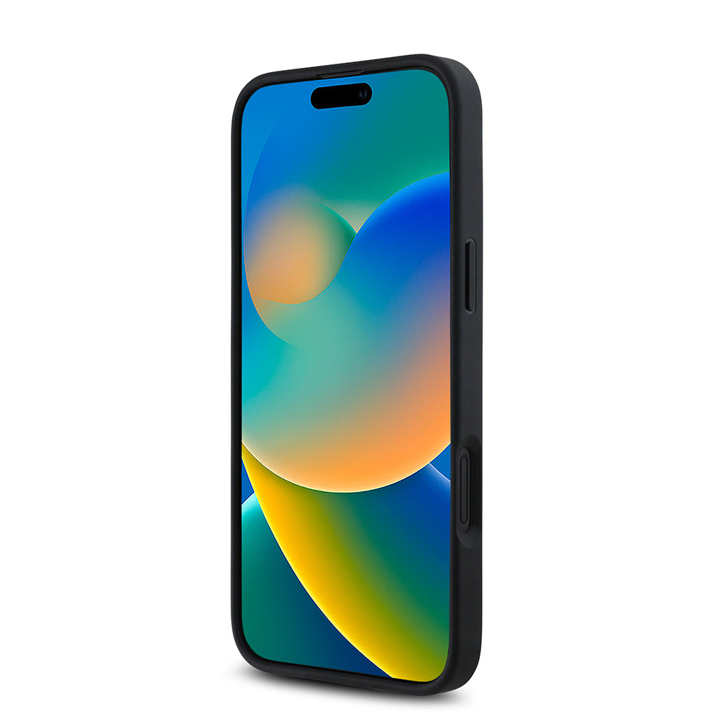 iPhone 16 Kılıf Guess Orjinal Lisanslı M-safe Şarj Özellikli Gül Baskılı 4G Desenli Yazı Logolu Kapak