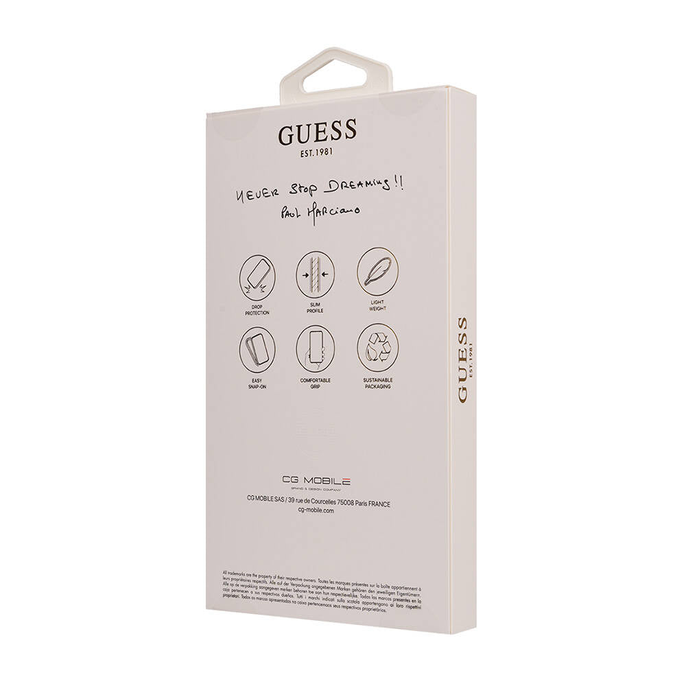 iPhone 16 Kılıf Guess Orjinal Lisanslı M-safe Şarj Özellikli Small 4G Classic Kapak