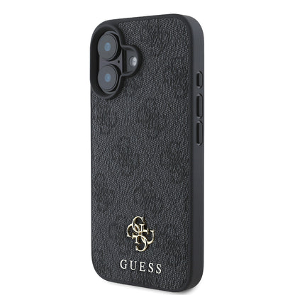 iPhone 16 Kılıf Guess Orjinal Lisanslı M-safe Şarj Özellikli Small 4G Classic Kapak