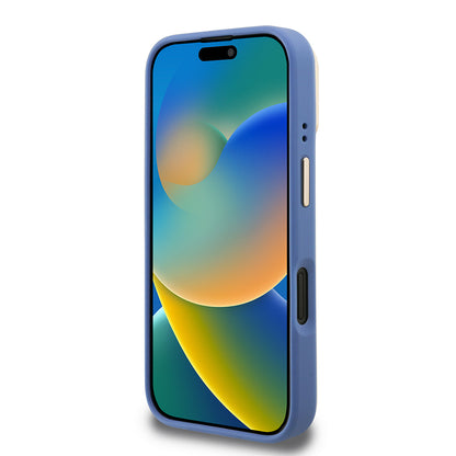 iPhone 16 Kılıf Guess Orjinal Lisanslı PU Deri 4G Desenli Metal Büyük 4G ve Yazı Logolu Kamera Standlı Kapak