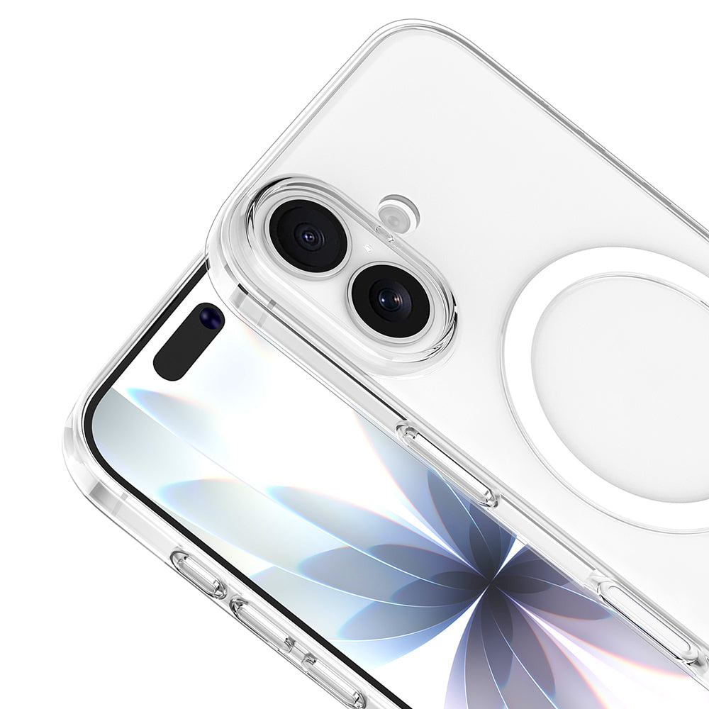 Apple iPhone 16 Kılıf IC Çipli Zore Wireless Şarj Özellikli Şeffaf Orjin Kapak