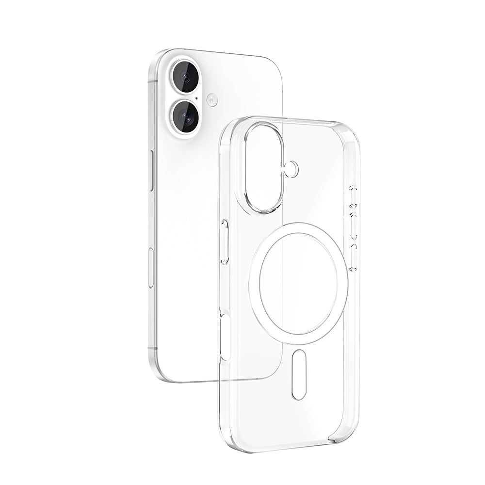 Apple iPhone 16 Kılıf IC Çipli Zore Wireless Şarj Özellikli Şeffaf Orjin Kapak
