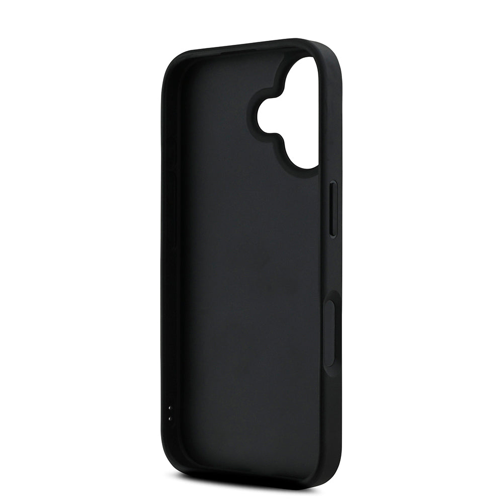 iPhone 16 Kılıf Karl Lagerfeld Orjinal Lisanslı Askılı Saffiano Athleisure Şerit Çizgili Kapak
