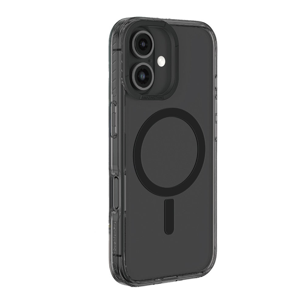 Apple iPhone 16 Kılıf M-Safe Şarj Özellikli Airbag Tasarımlı Amazingthing Titan Pro Serisi Kapak