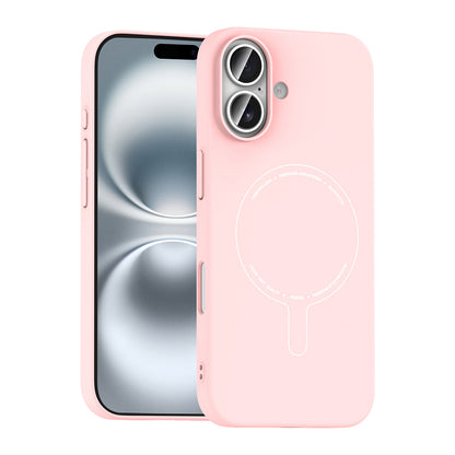 Apple iPhone 16 Kılıf M-Safe Şarj Özellikli Kamera Korumalı Zore Elio Sert PC Kapak