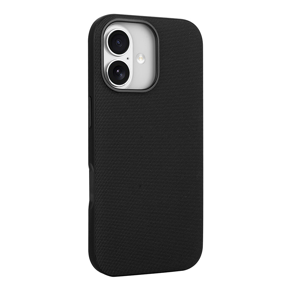 Apple iPhone 16 Kılıf M-Safe Şarj Özellikli Kumaş Tasarımlı Zore Miami Sert PC Kapak