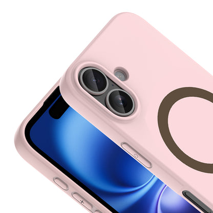Apple iPhone 16 Kılıf M-Safe Şarj Özellikli Zore Aris Silikon Kapak