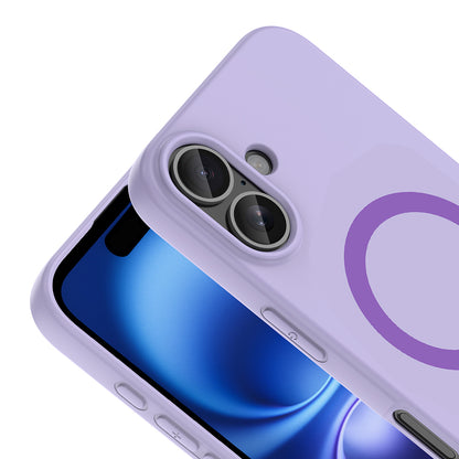 Apple iPhone 16 Kılıf M-Safe Şarj Özellikli Zore Aris Silikon Kapak