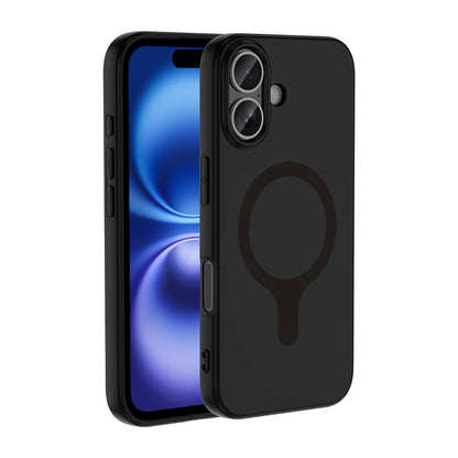 Apple iPhone 16 Kılıf M-Safe Şarj Özellikli Zore Aris Silikon Kapak