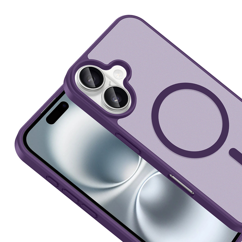 Apple iPhone 16 Kılıf M-safe Şarj Özellikli Zore Babet Kapak
