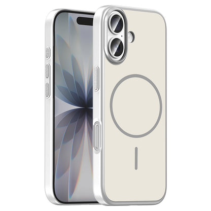 Apple iPhone 16 Kılıf M-Safe Şarj Özellikli Zore Lora PC Kapak