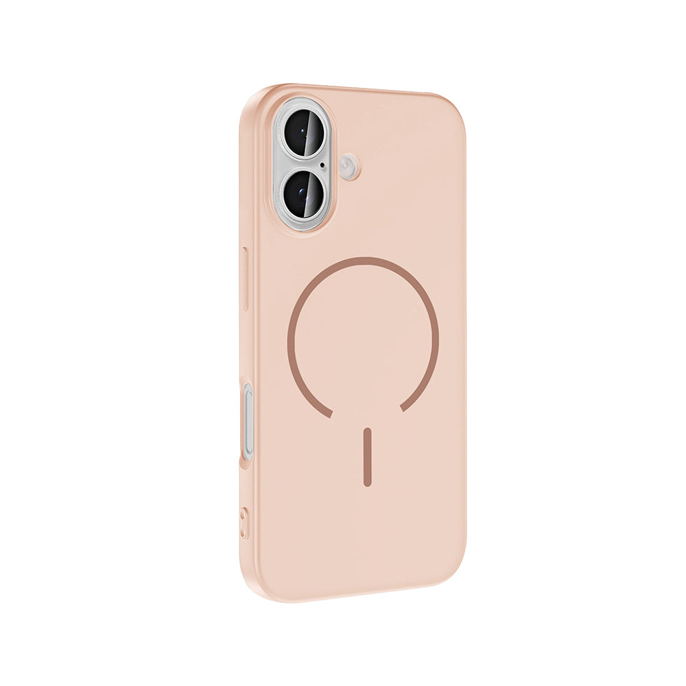 Apple iPhone 16 Kılıf M-safe Şarj Özellikli Zore Meta Kapak