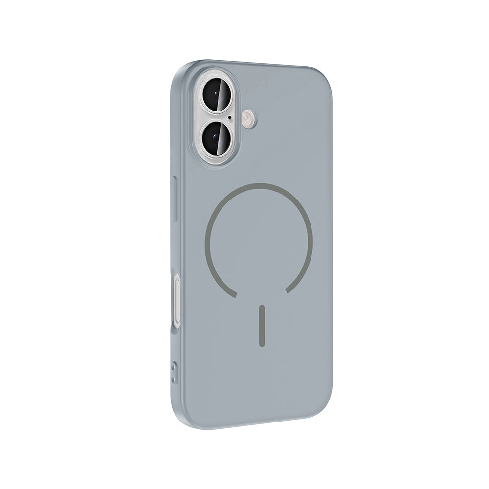 Apple iPhone 16 Kılıf M-safe Şarj Özellikli Zore Meta Kapak